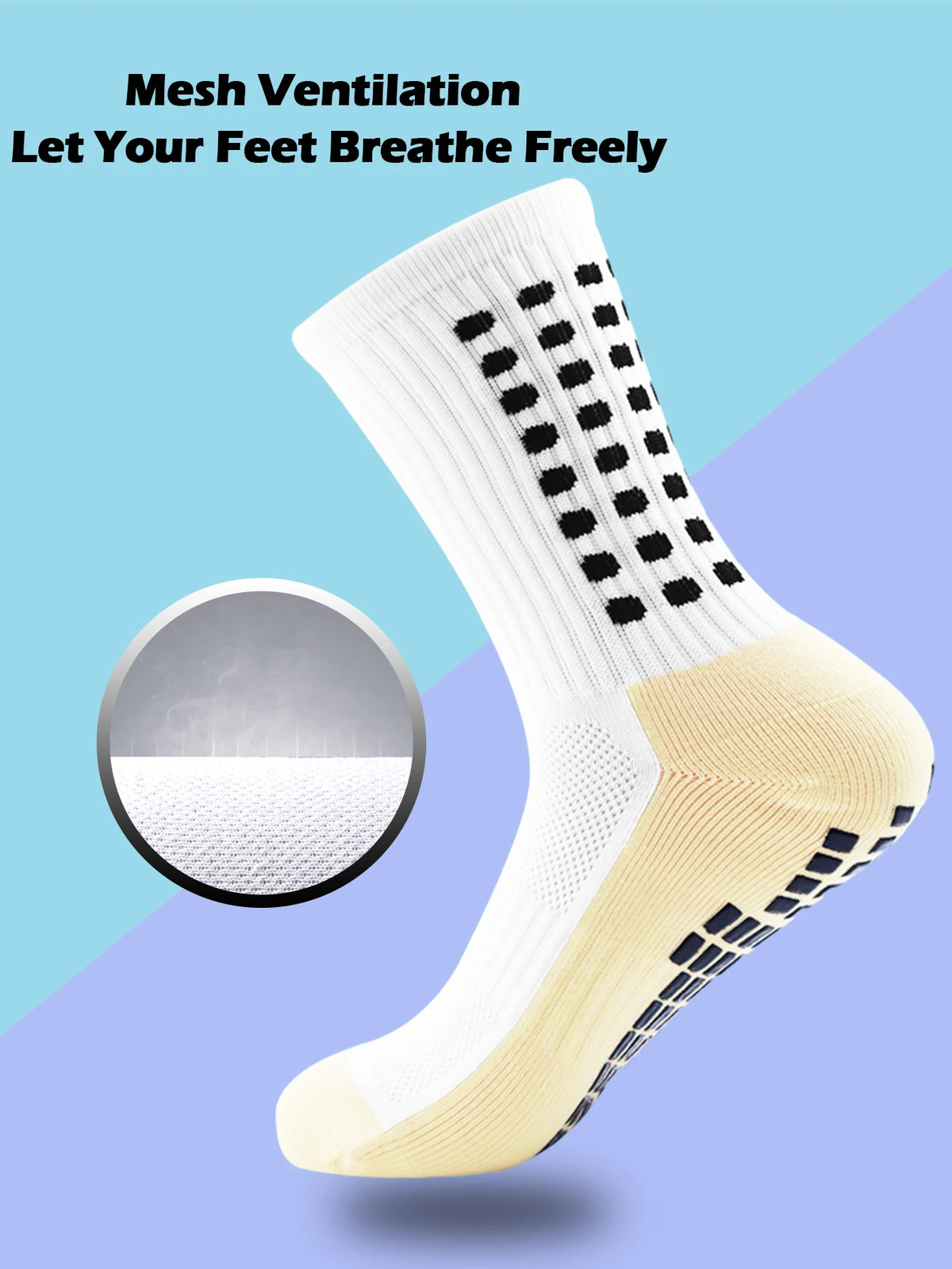 Athletic Sport Grip Socks