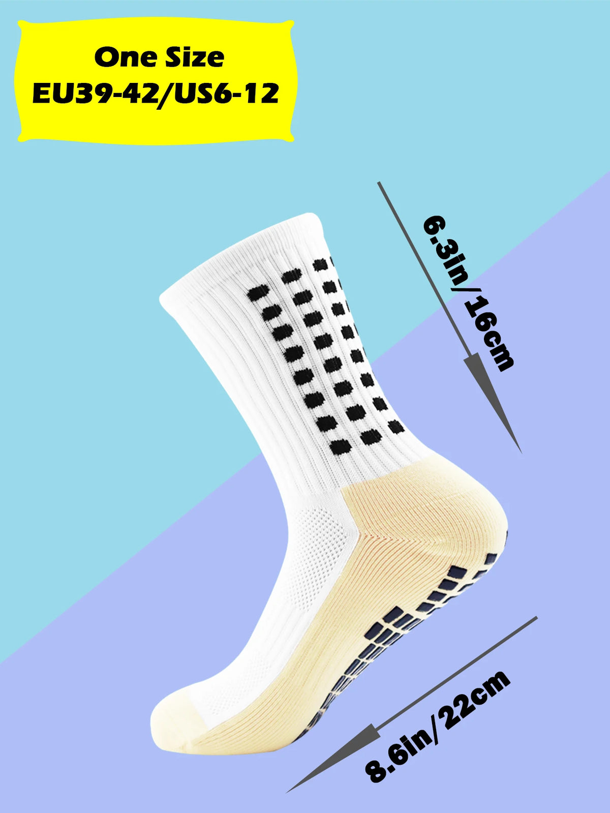 Athletic Sport Grip Socks