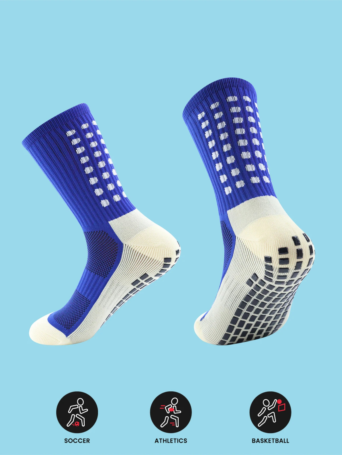 Athletic Sport Grip Socks