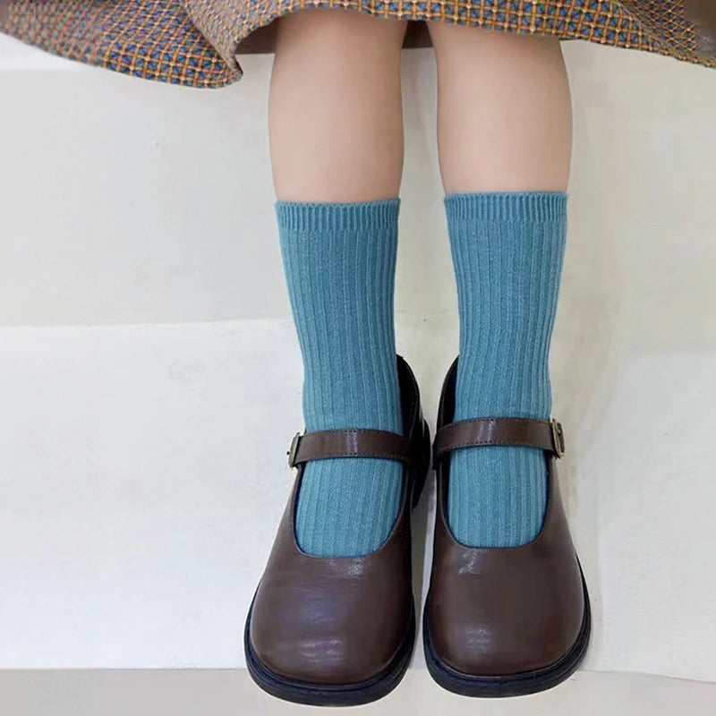 Kids Striped Ankle Socks