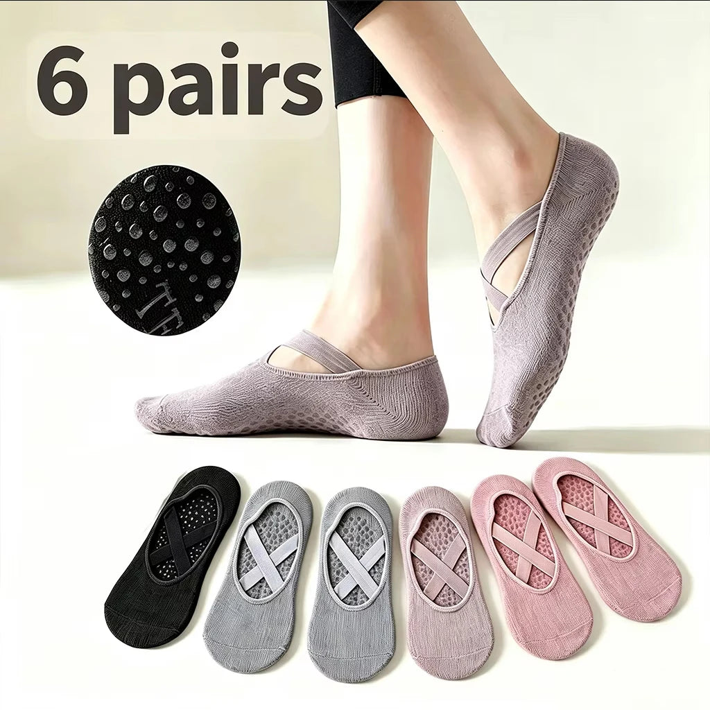 Ballet Grip Socks (6-Pack)