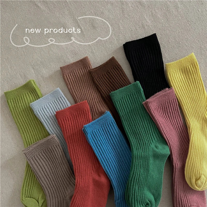Kids Striped Ankle Socks